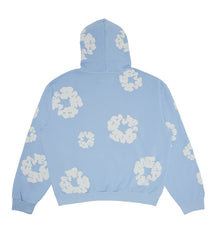 Denim Tears Light Blue Cotton Wreath Hoodie