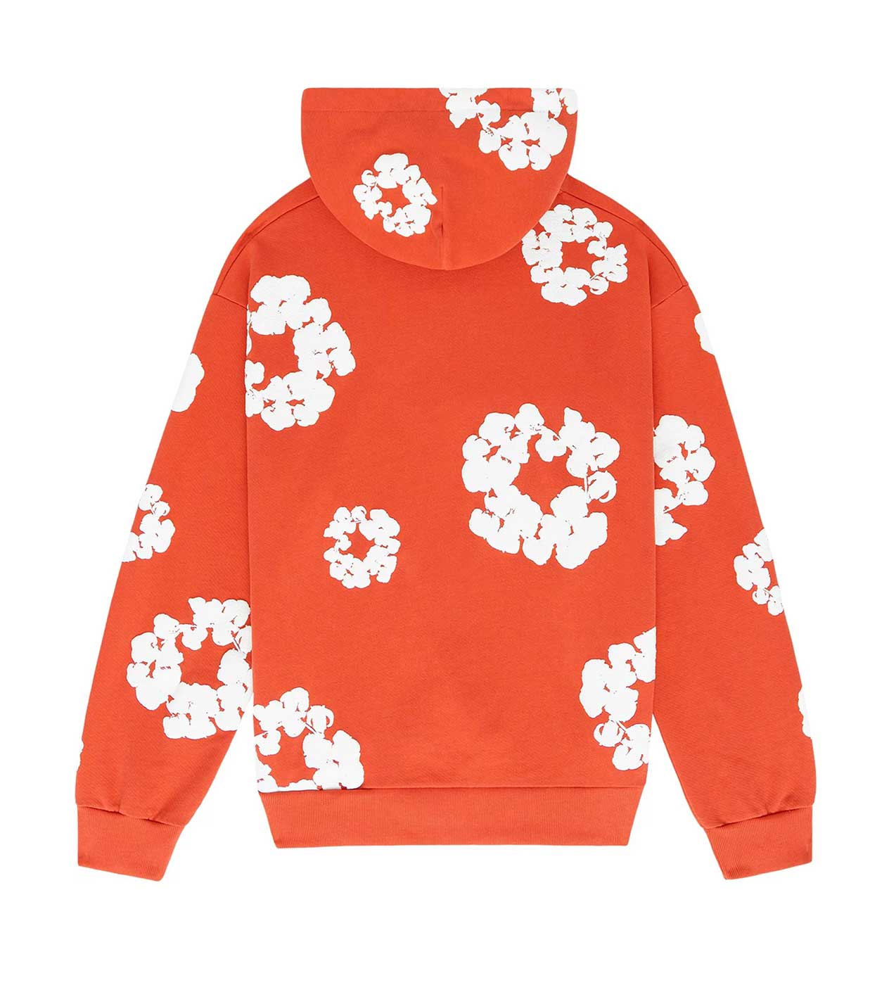 Denim Tears Orange Cotton Wreath Hoodie