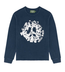 Denim Tears University Navy Thermal L/S