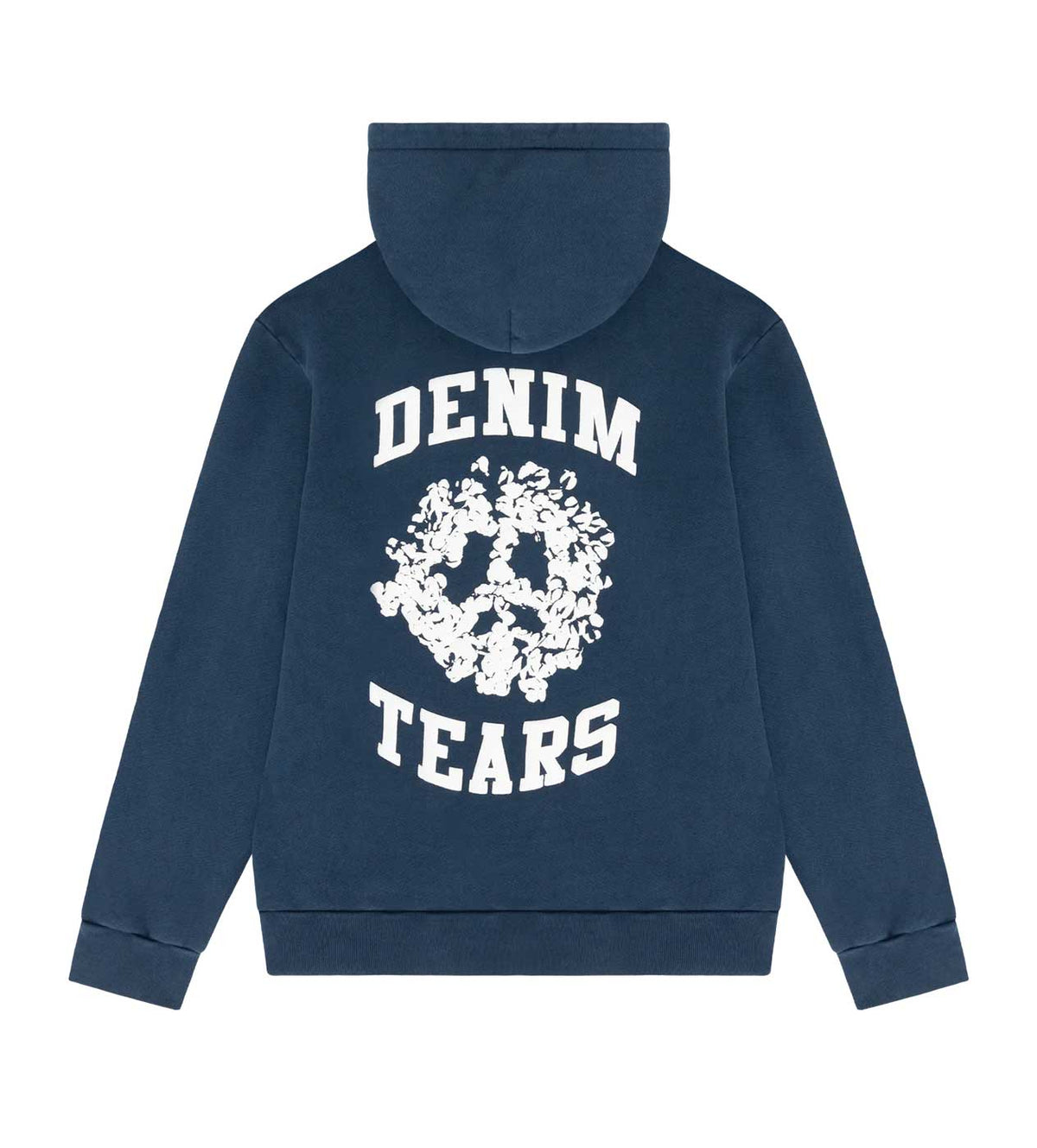 Denim Tears University Zip Hoodie Navy