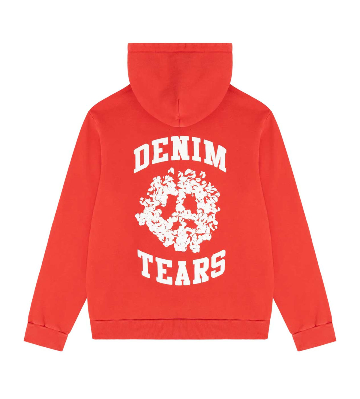 Denim Tears University Zip Hoodie Red