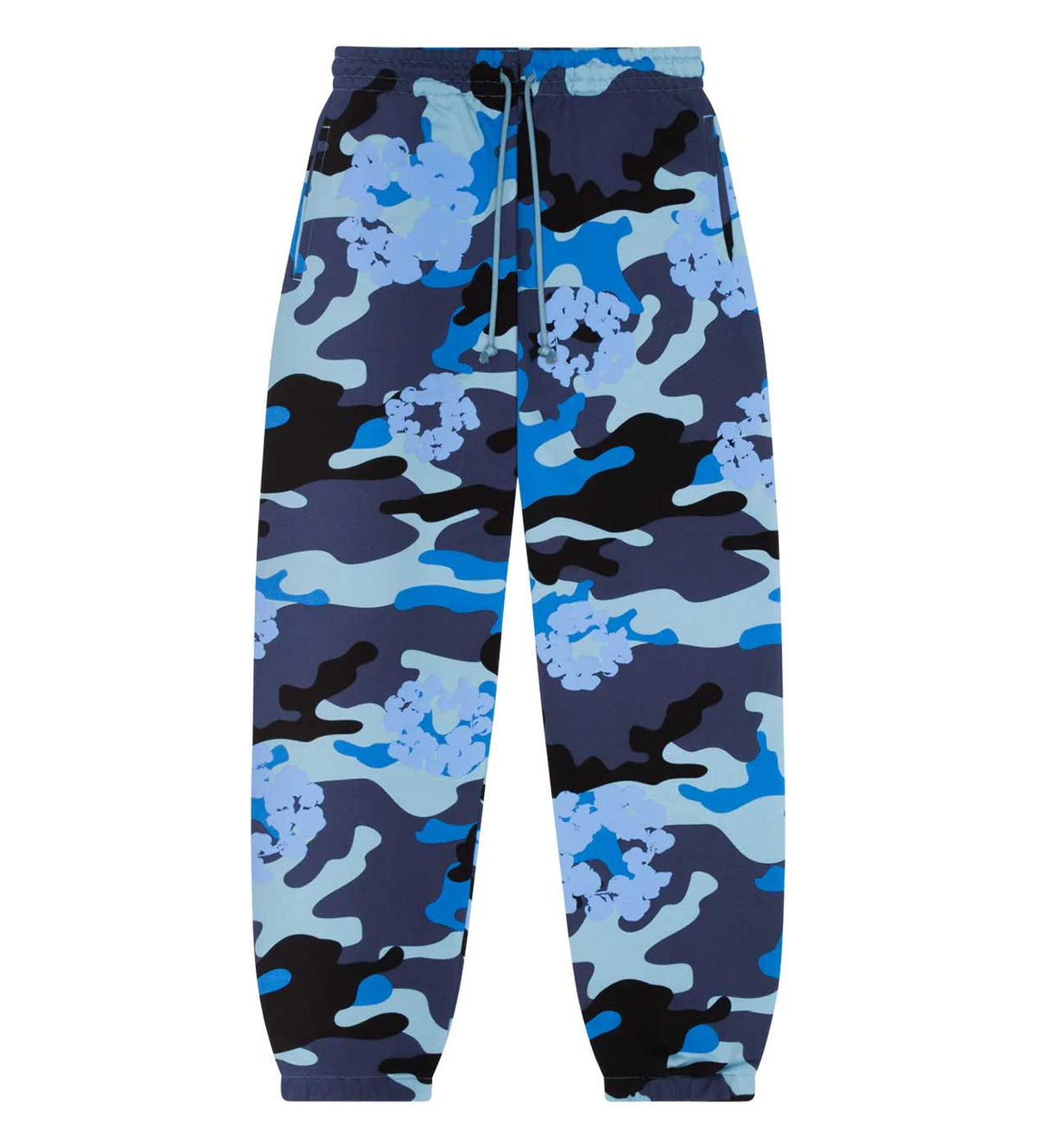 Denim Tears Wreath Sweatpants Blue Camo