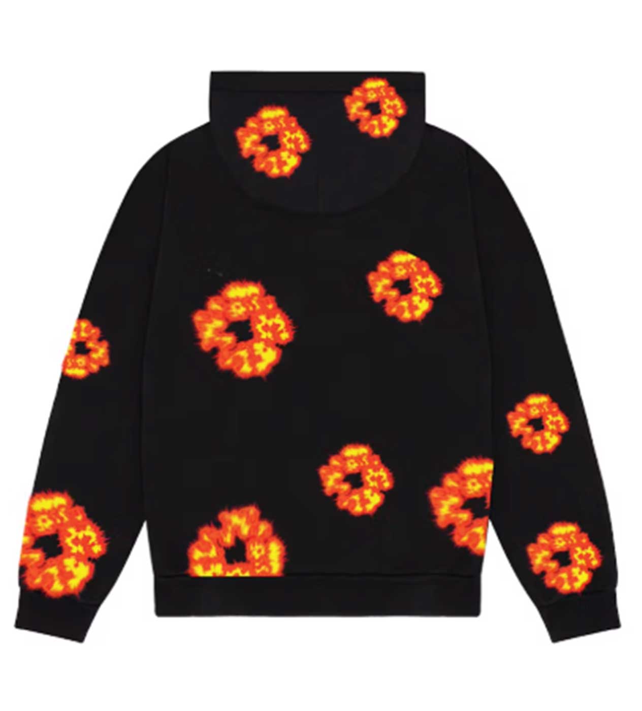 Denim Tears X Offset Cotton Wreath Hoodie Black