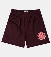 Eric Emanuel Basic Shorts Maroon/Pink