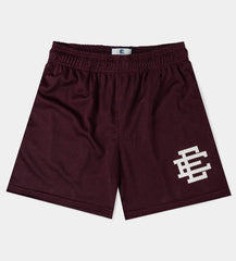 Eric Emanuel Basic Shorts Maroon/White