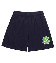 Eric Emanuel Green Logo Shorts Navy