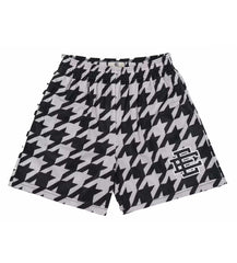 Eric Emanuel Short Black/Bone Houndstooth