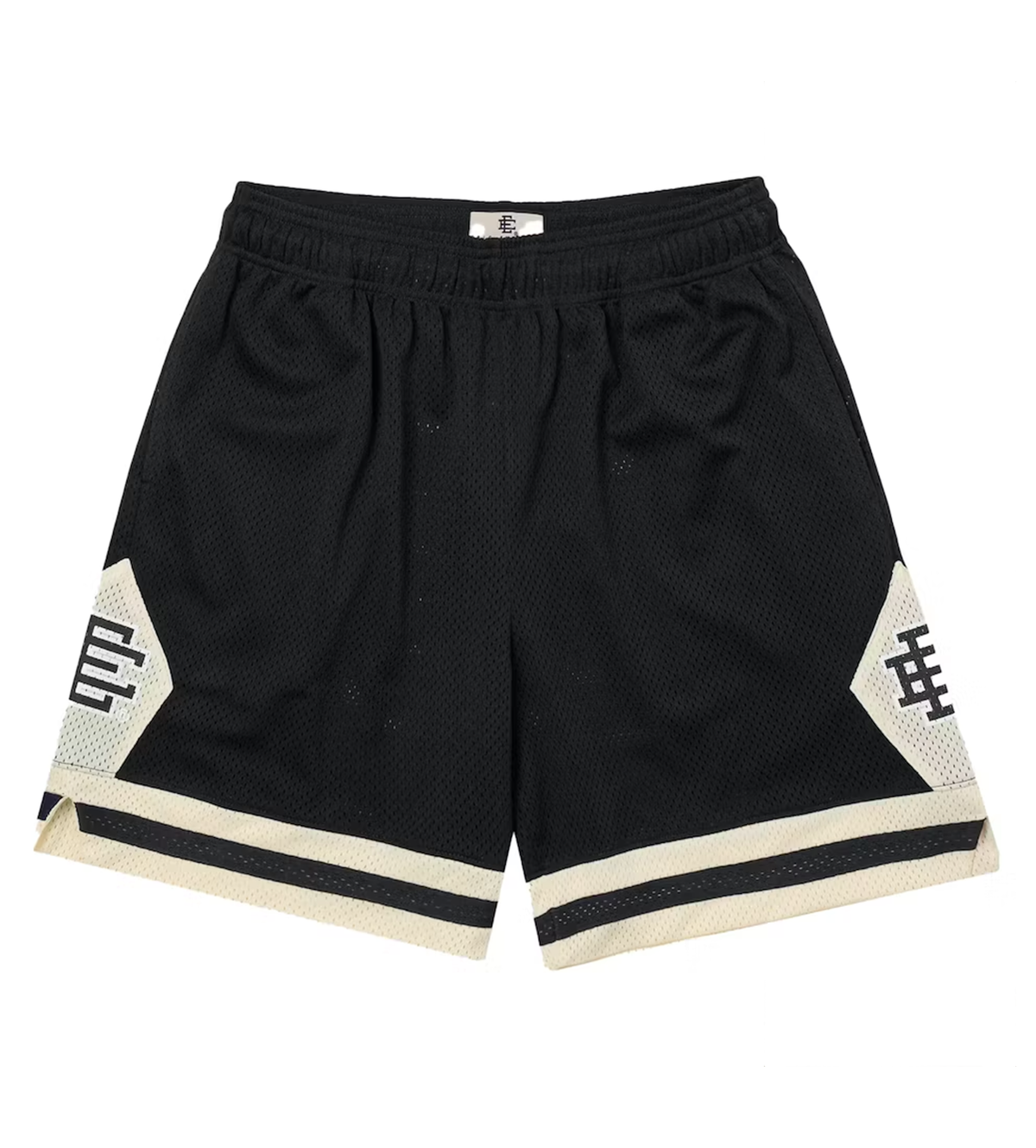 Eric Emanuel V2 Black/Cream Basic Shorts