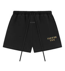 Essentials Heavy Jersey Soccer Shorts Black