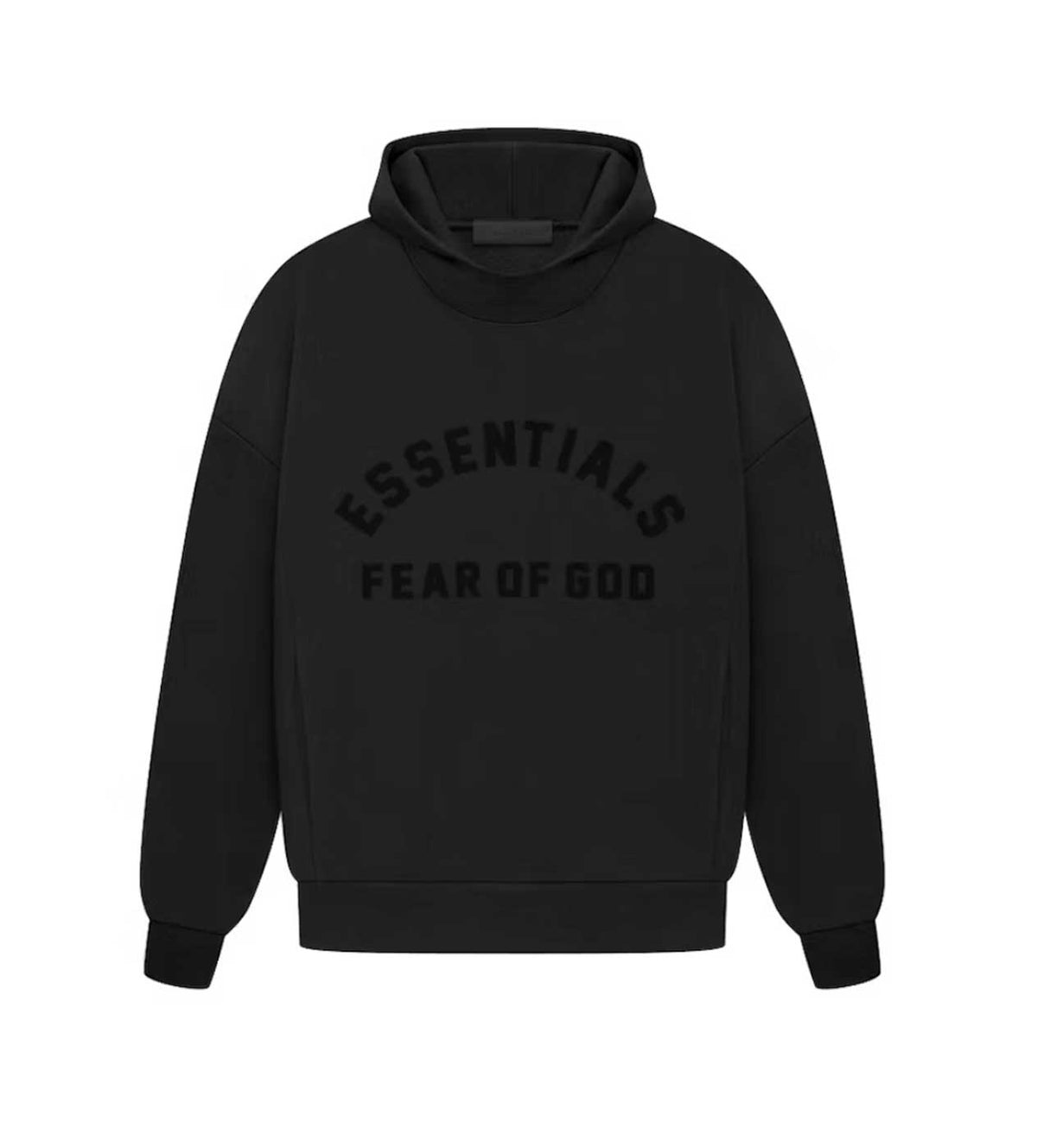 Essentials Jet Black Hoodie