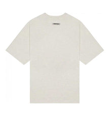 Essentials Oatmeal Tee Front Logo