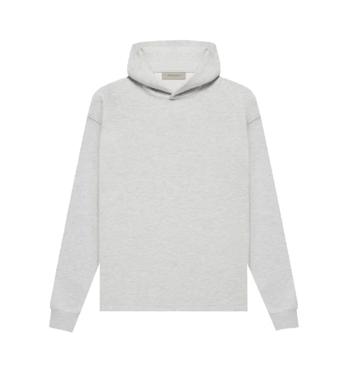 Essentials Oatmeal Hoodie Back Logo