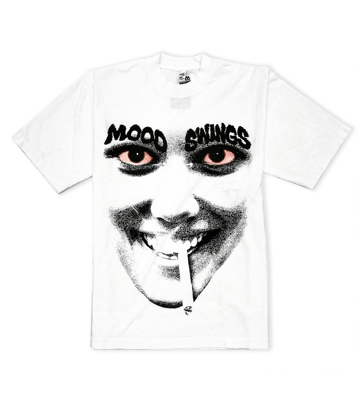 Mood Swings Face Tee White