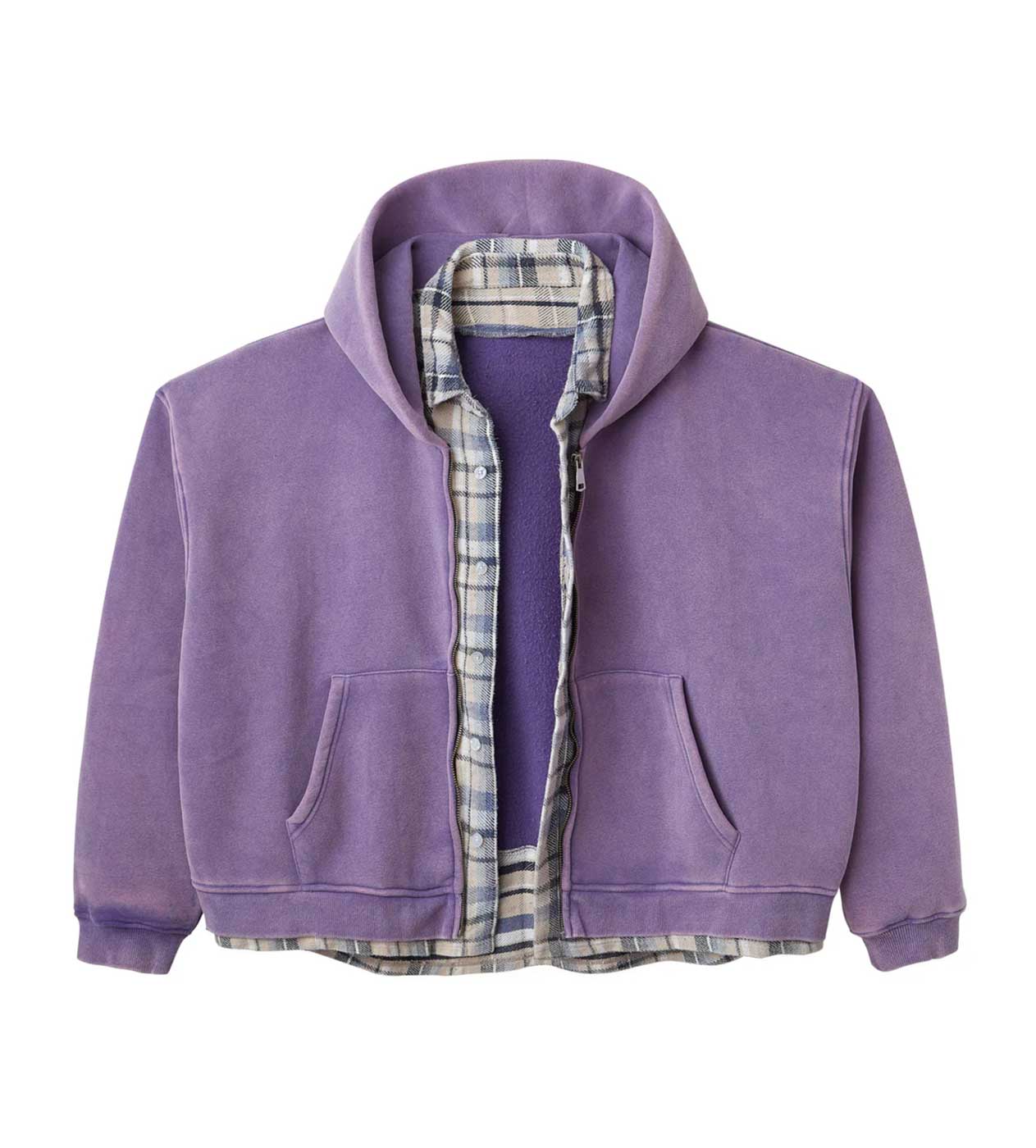 GV Gallery Flannel Zip Up Hoodie