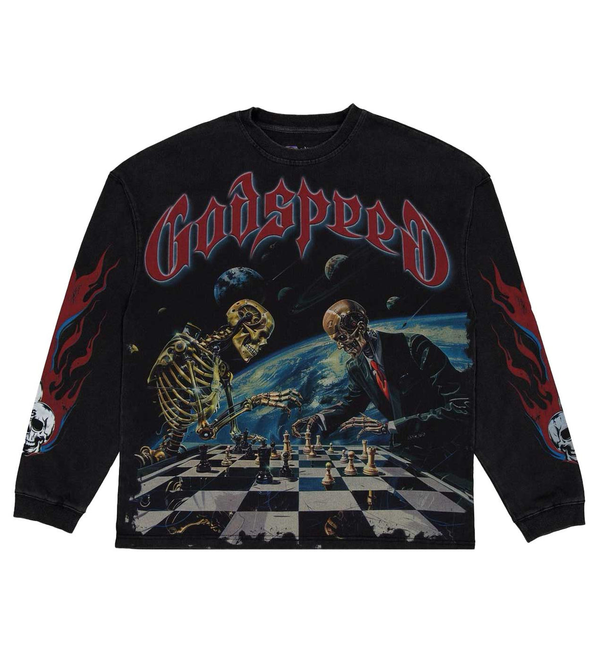 Godspeed Checkmate L/S Tee Black