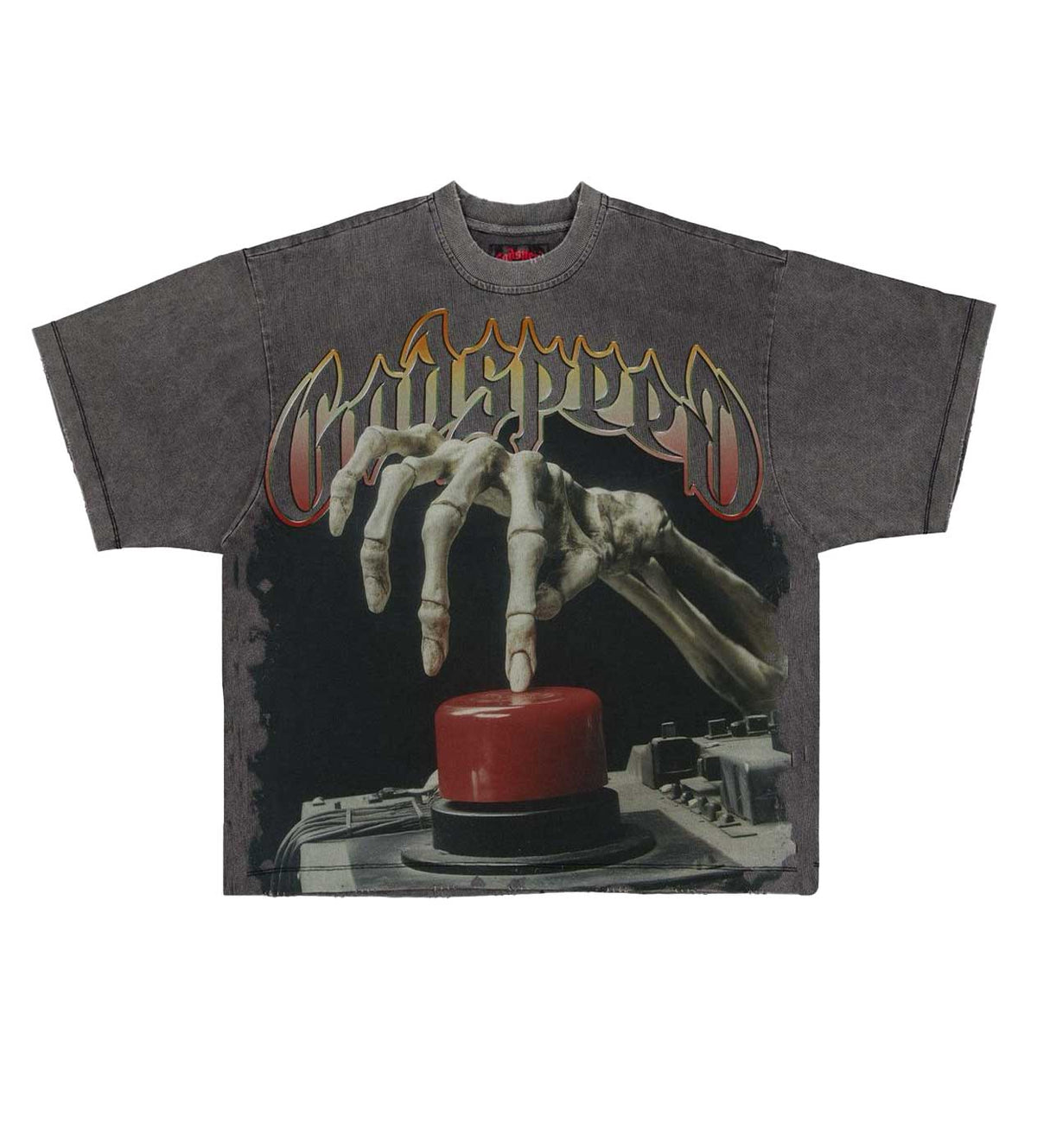 Godspeed Detonator Tee Grey Wash