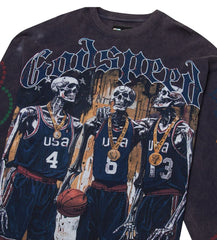 Godspeed Dream Team '24 L/S Tee Vintage Navy