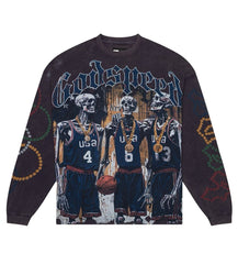 Godspeed Dream Team '24 L/S Tee Vintage Navy