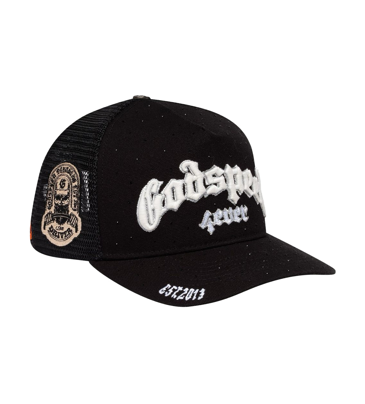 Godspeed Forever VVS Trucker Hat Black/White