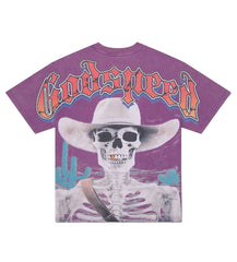 Godspeed Goldie Tee Washed Purple