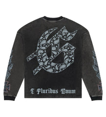 Godspeed Hollywood Inferno Thermal L/S Washed Black