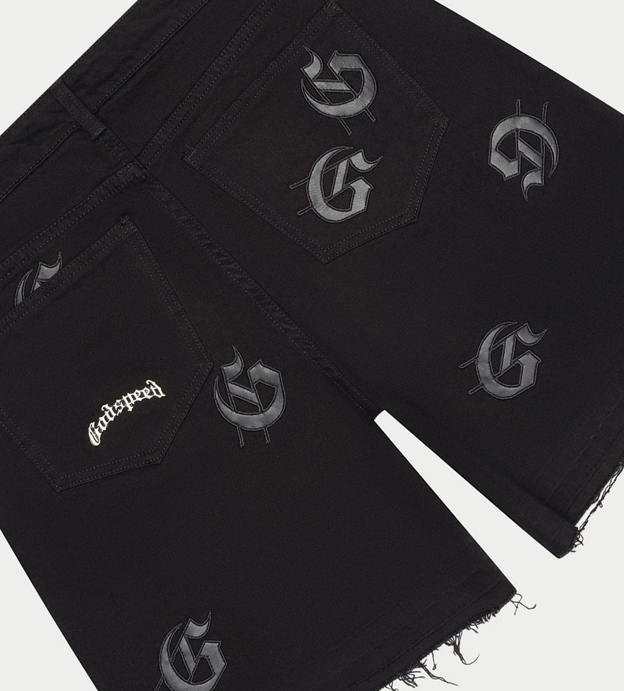 Godspeed Infinity Denim Shorts Black