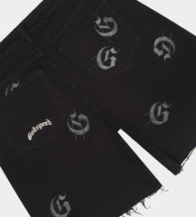 Godspeed Infinity Denim Shorts Black