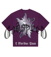 Godspeed JFK to MIA Tee Purple