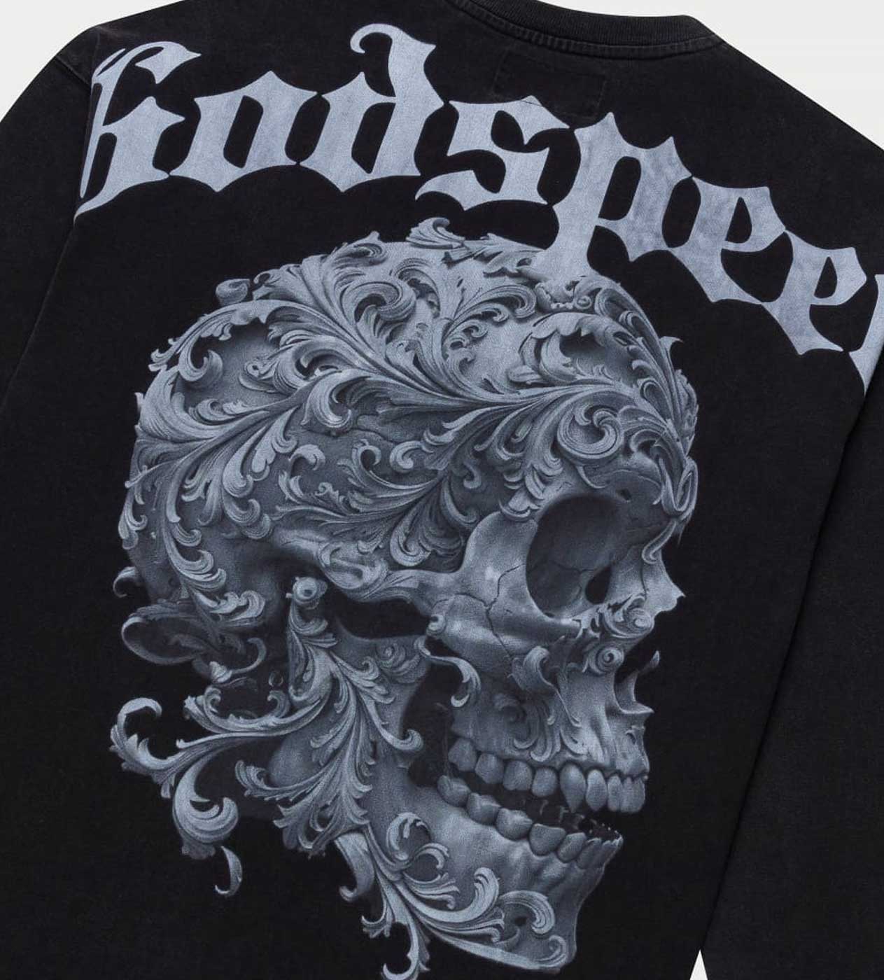 Godspeed Grail L/S Tee Washed Black