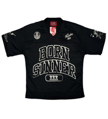 Heaven Sin Born Sinner FB Jersey Black
