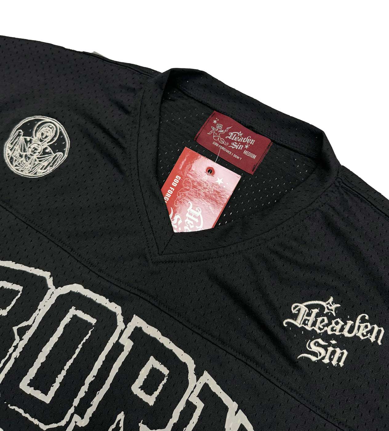 Heaven Sin Born Sinner FB Jersey Black