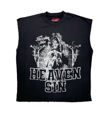 Heaven Sin Repent Cut Off Black