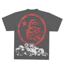 Hellstar Studios Crowned Skull Rhinestone Vintage Black