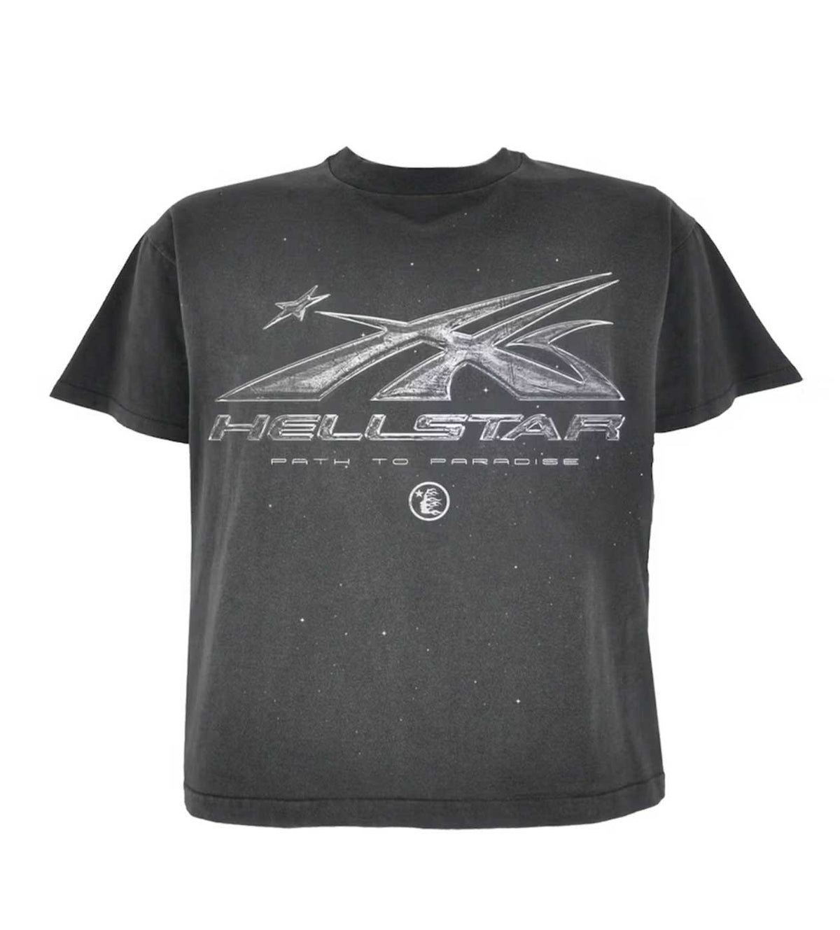 Hellstar Studios Hellstar Chrome Logo Tee Black