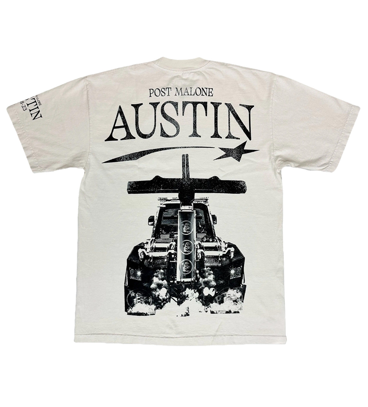 Hellstar Studios Post Malone Austin Album Tee Cream