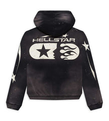 Hellstar Studios Zip Up Hoodie Black