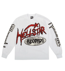 Hellstar Studios Records L/S Tee White