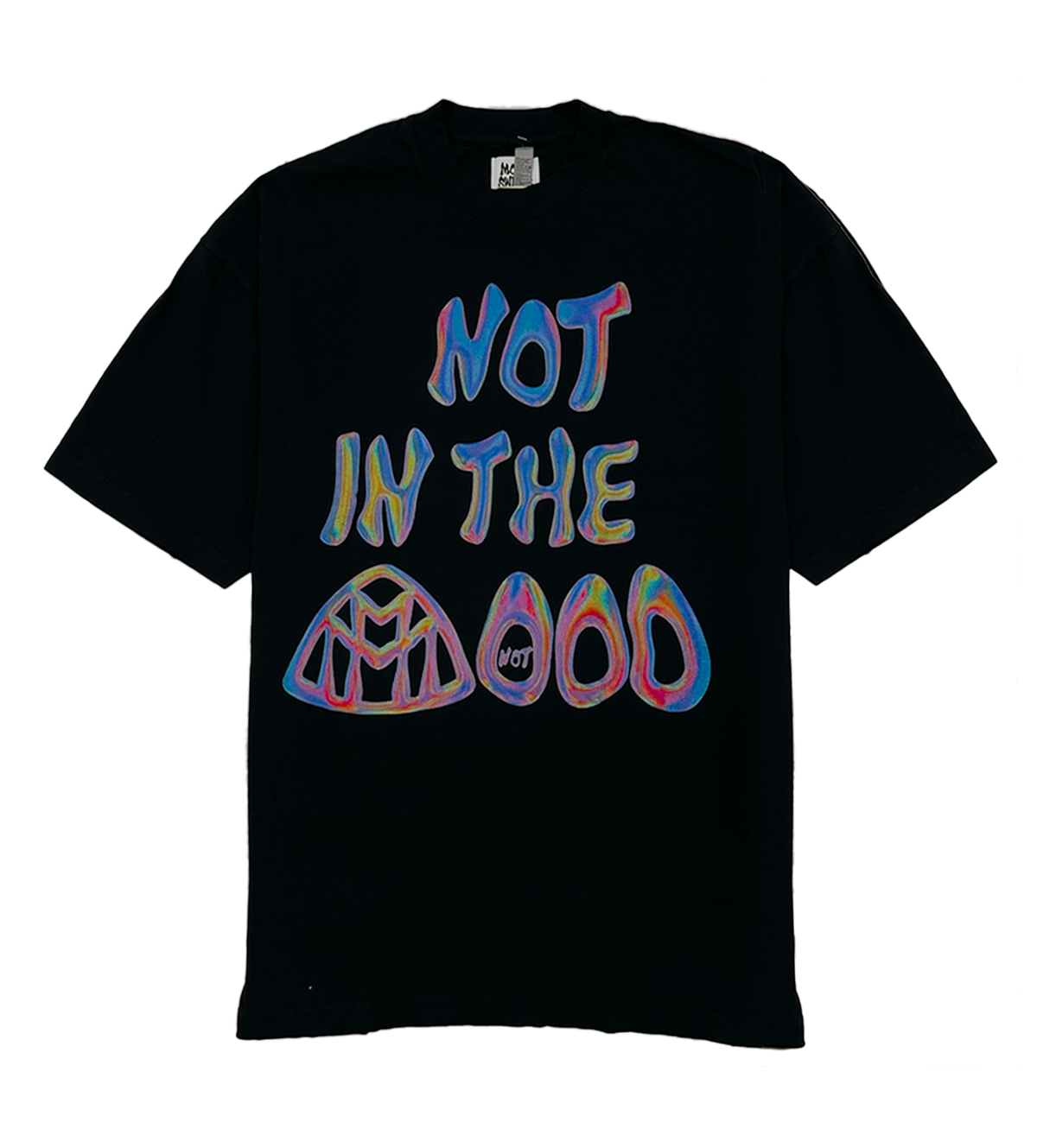Mood Swings Holographic Tee Black