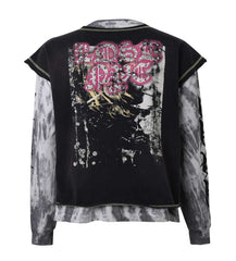 Lost Intricacy Double Fantasy 2-in-1 Tee Black