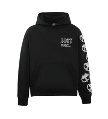 Lost Intricacy Mitt Hoodie Black/White