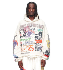 Lost Intricacy University Hoodie Cream