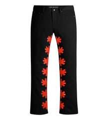 Lost Shdws Denim Pant Black/Red