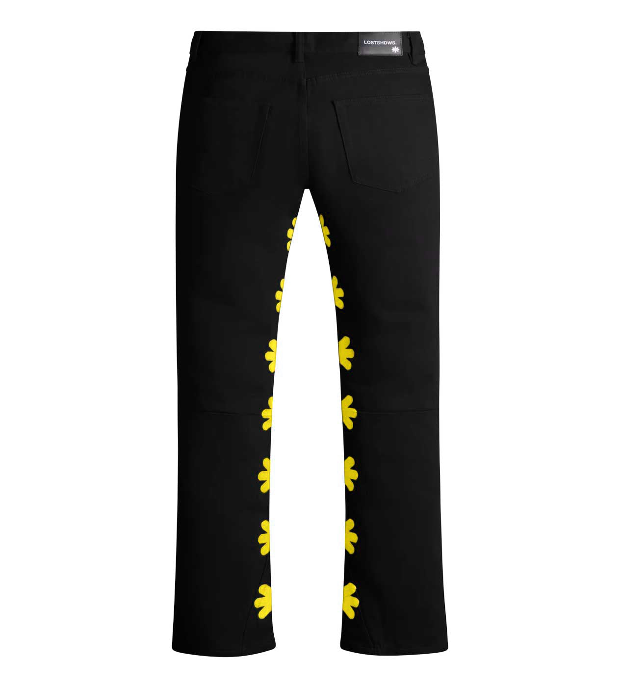 Lost Shdws Denim Pant Black/Yellow