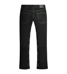 Lost Shdws Outline Denim Pant Black/Green