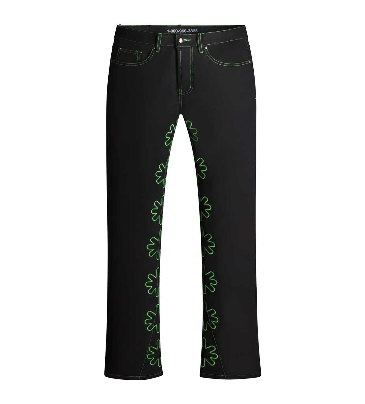 Lost Shdws Outline Denim Pant Black/Green