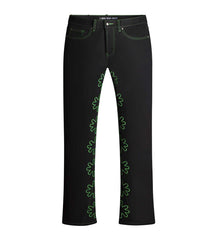 Lost Shdws Outline Denim Pant Black/Green