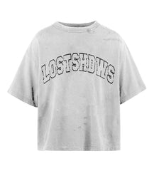 Lost Shdws Outline Tee White