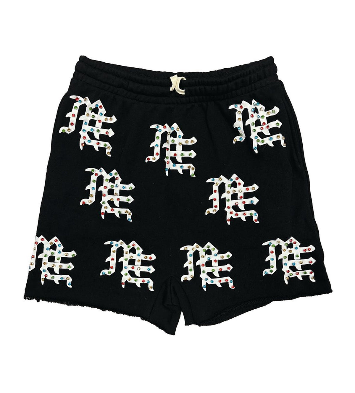 Mixed Emotion ME Logo Fleece Shorts Black