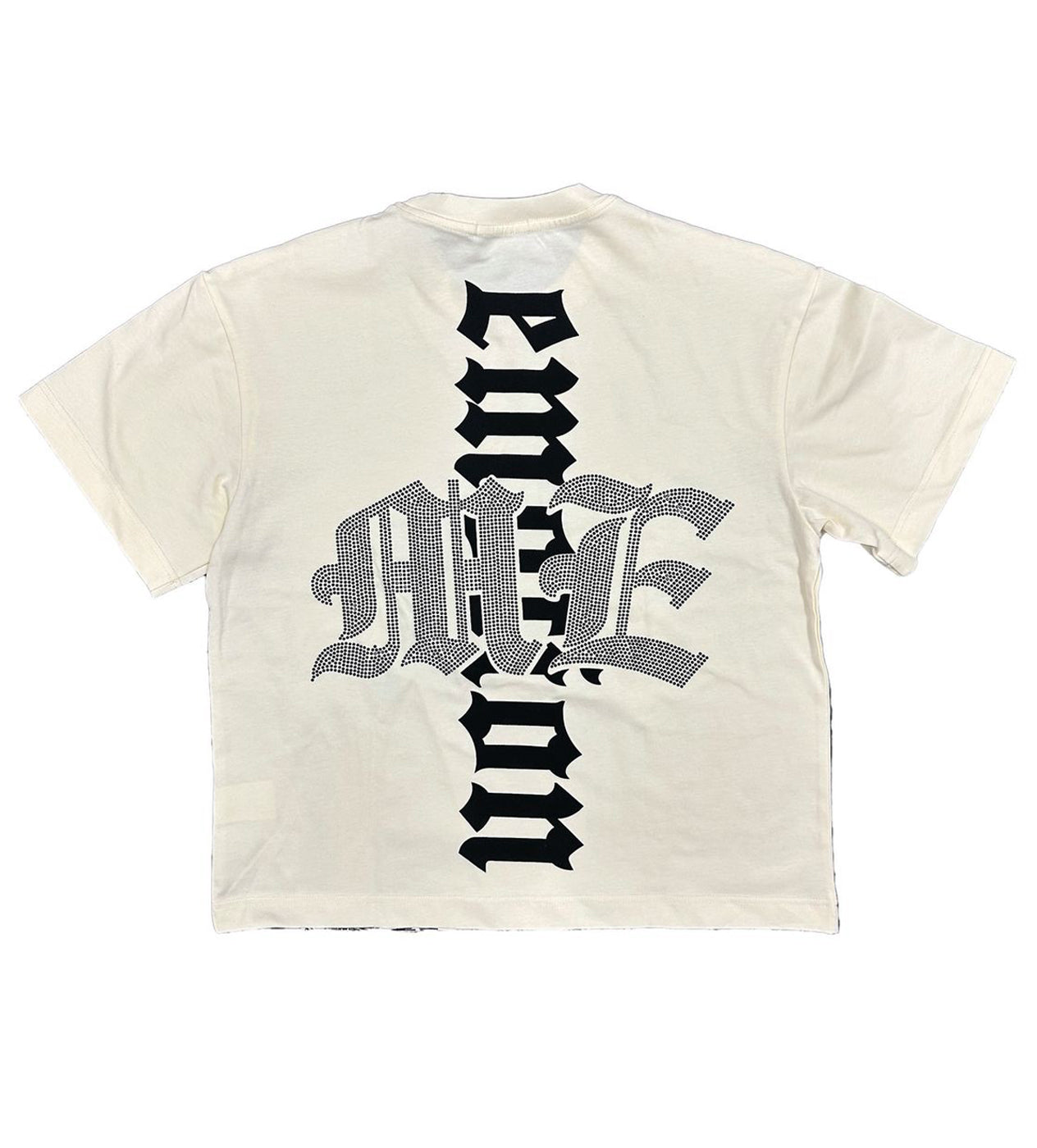 Mixed Emotion Beach Rhinestone Tee Cream