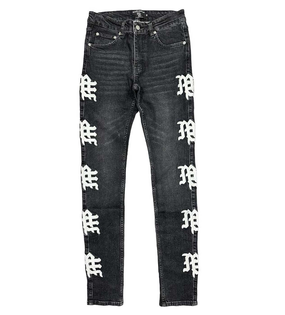 Mixed Emotions Monogram Denim Black Wash